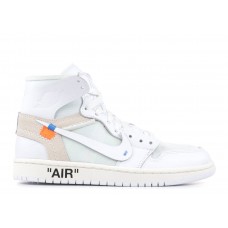 OFF-WHITE x Air Jordan 1 Retro High OG BG White 2018 aq8296 100